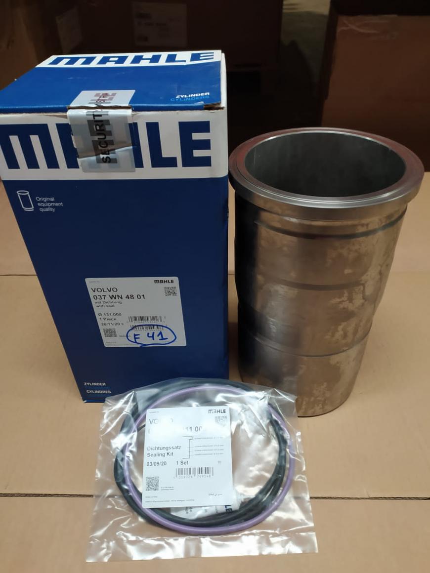 Гильза цилиндра с уплотнит. кольцами R6 d131VOLVO D12D/D12C