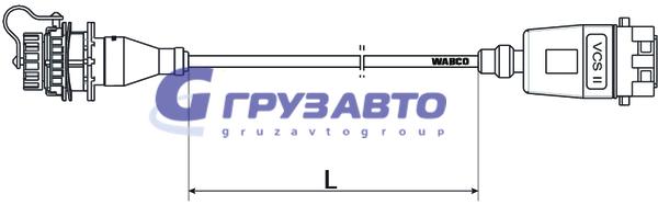 Кабель диагностический ABS-VCSII
