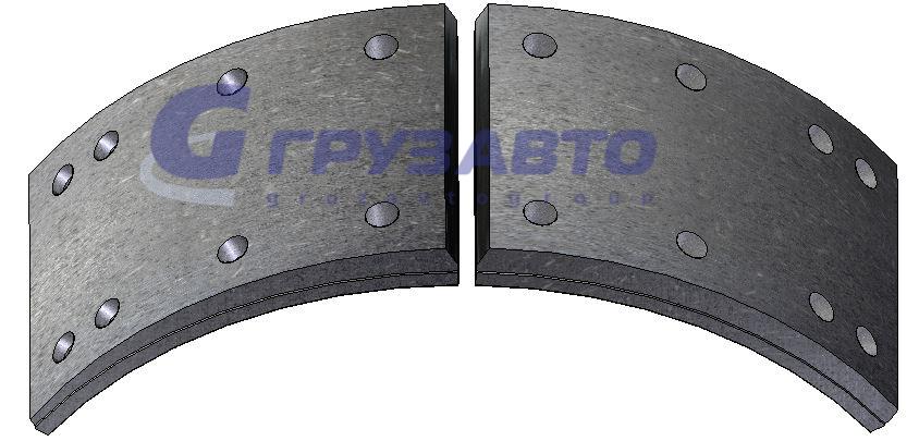 Накладки 4703-Std (5" - 127мм) торм. перед. (ось,закл) Rockwell