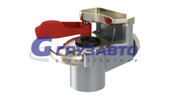 Головка соединительная с фильтром M16x1,5 красная, без клапана