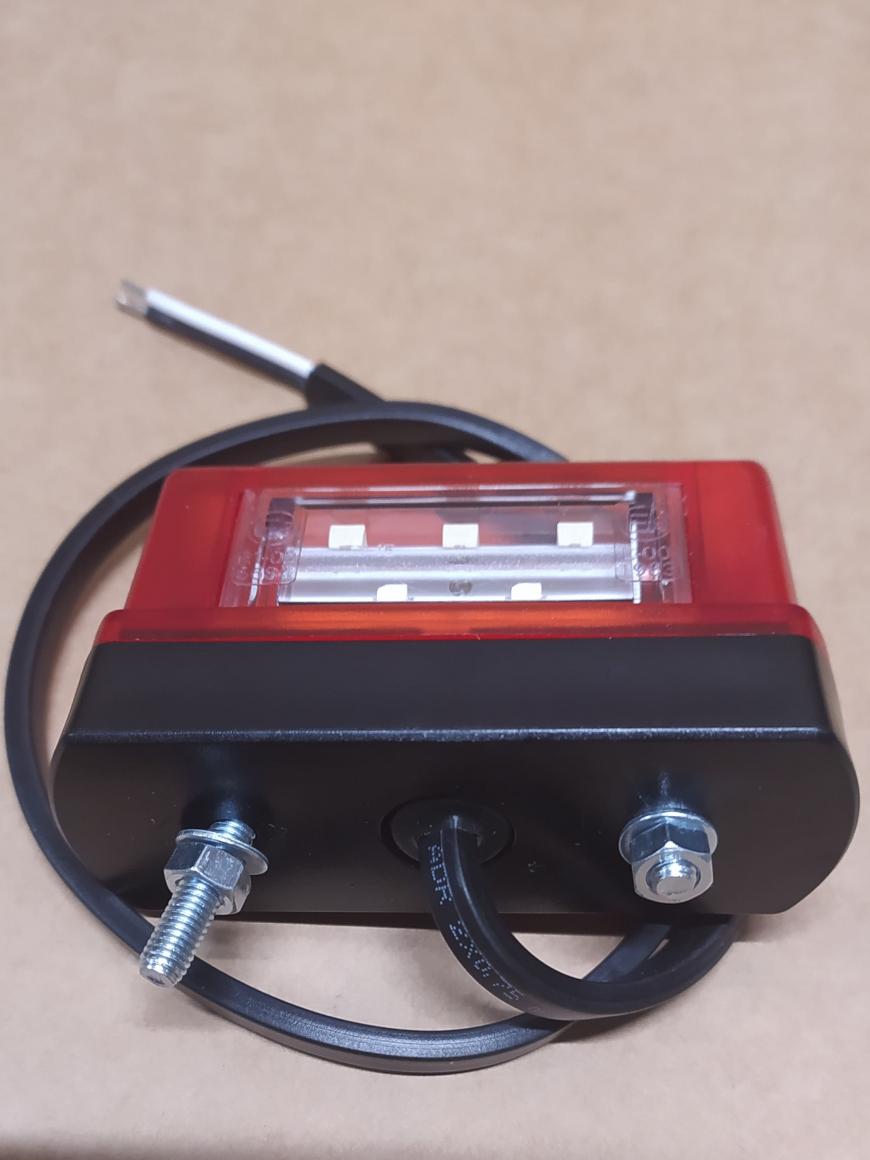 Фонарь подсветки номера FT-016/1/A LED  красн.высок. с проводом 2x0.75 2 д./FRIS
