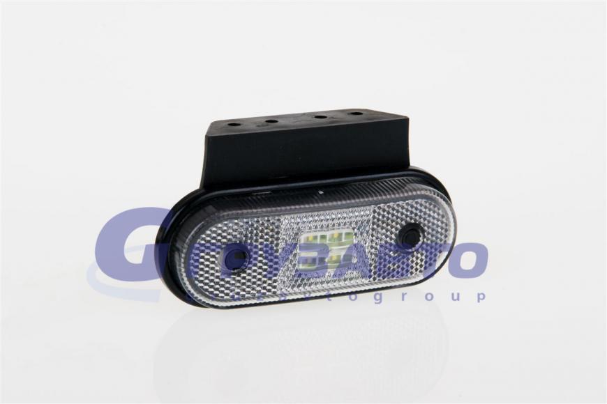 Фонарь габаритный FT-020 B K LED белый +кронштейн/FRISTOM