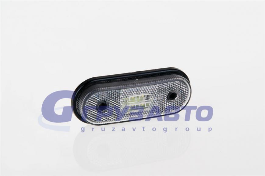 Фонарь габаритный FT-020 B LED  белыйс проводом 2x0.75мм/FRISTOM