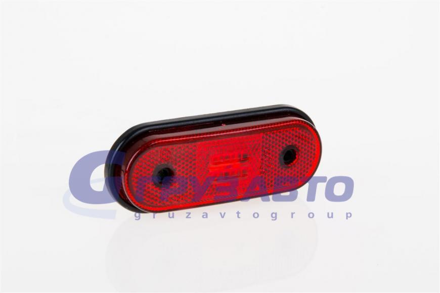 Фонарь габаритный FT-020 C LED красный с проводом 2x0.75мм/FRISTOM