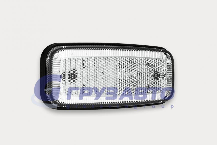 Фонарь габаритный FT-075 B LED белый со светоотражателем/FRISTOM