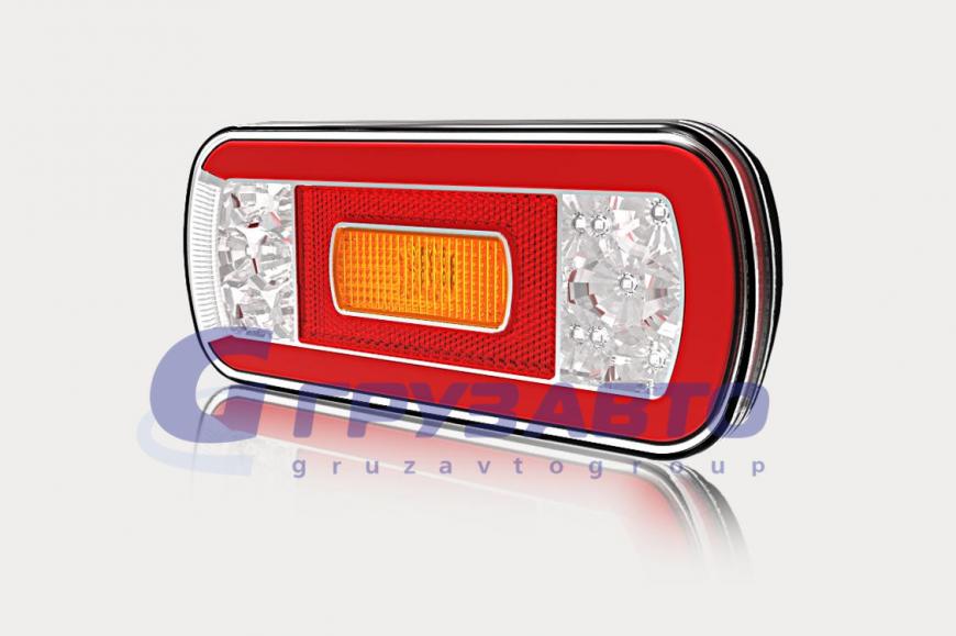 Фонарь задний FT 130 N T C OF LED 5-ти функц,без осв.№ зн,задн ход,пр 1м/FRISTOM
