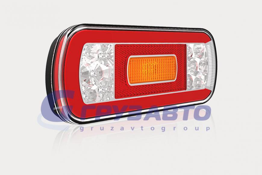 Фонарь задний FT-130 NT PM LED 5-ти функц,без осв.№ зн,пртивотум,пр 1м/FRISTOM