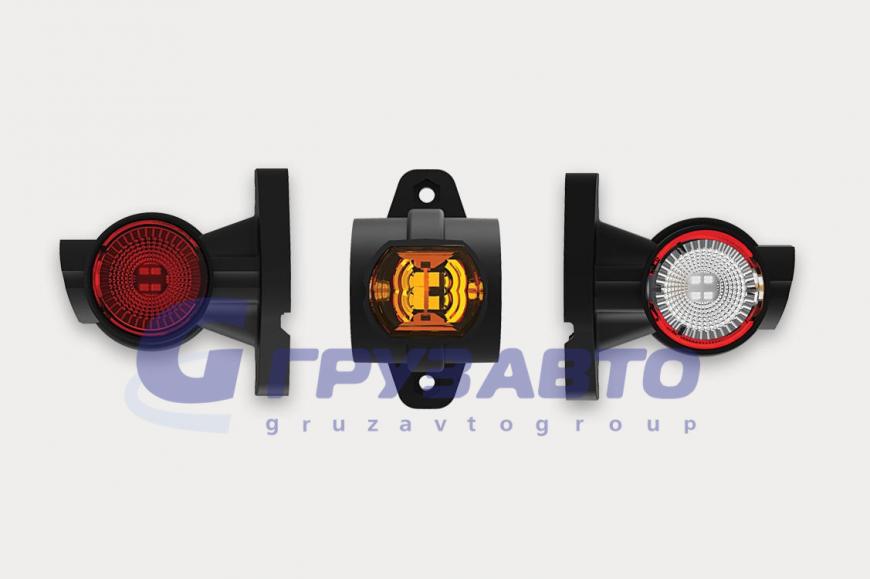 Фонарь габаритный FT-140 A L LED рог прямой короткий лев 3-х функц контурно-габа