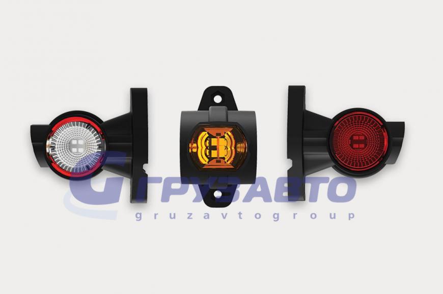 Фонарь габаритный FT-140 A L LED рог прямой короткий прав 3-х функц контурно-габ