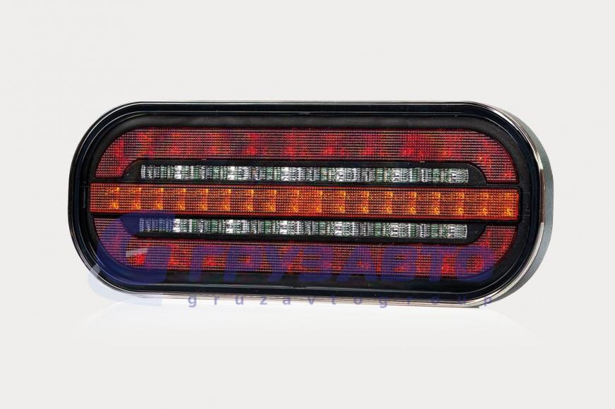 Фонарь задний FT-320 LED D I универсальный 3-х функциональный с проводом дл.1м/F
